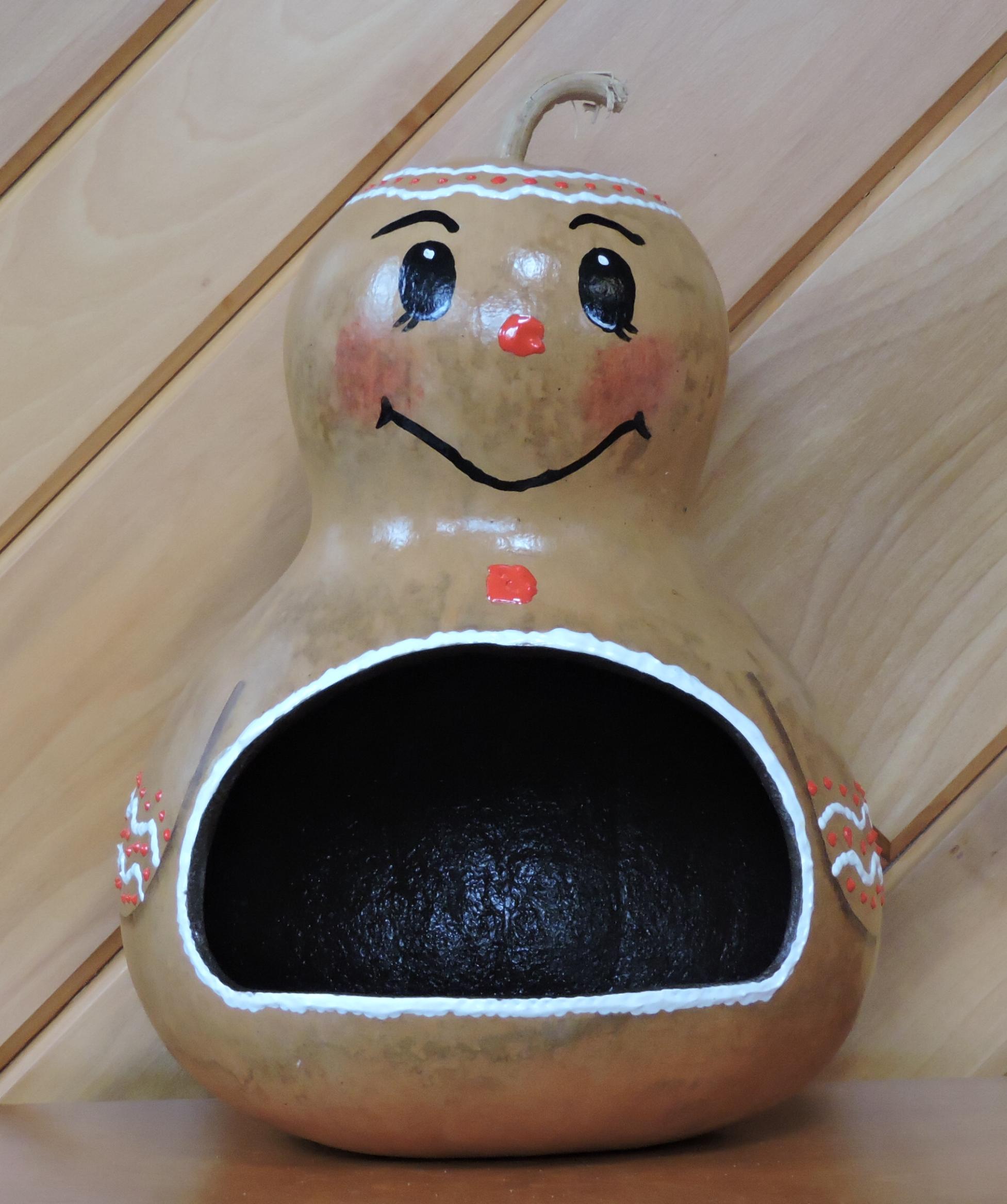 Gingerbread man gourd